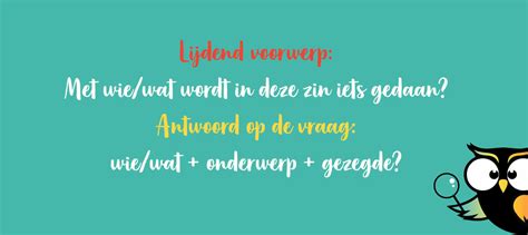 het lijdend voorwerp uitleg